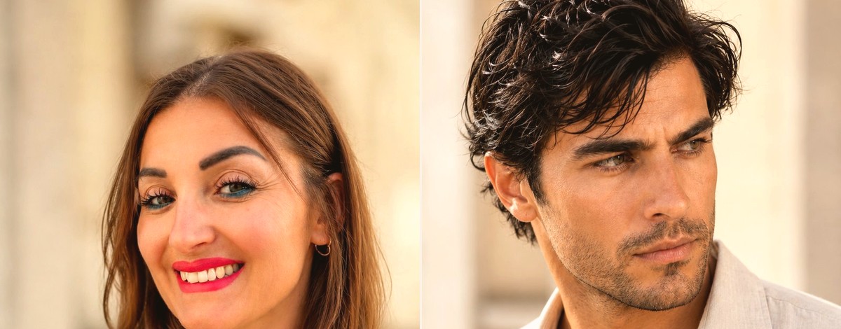 Elena e Lorenzo, protagonisti di Cuori Imperfetti